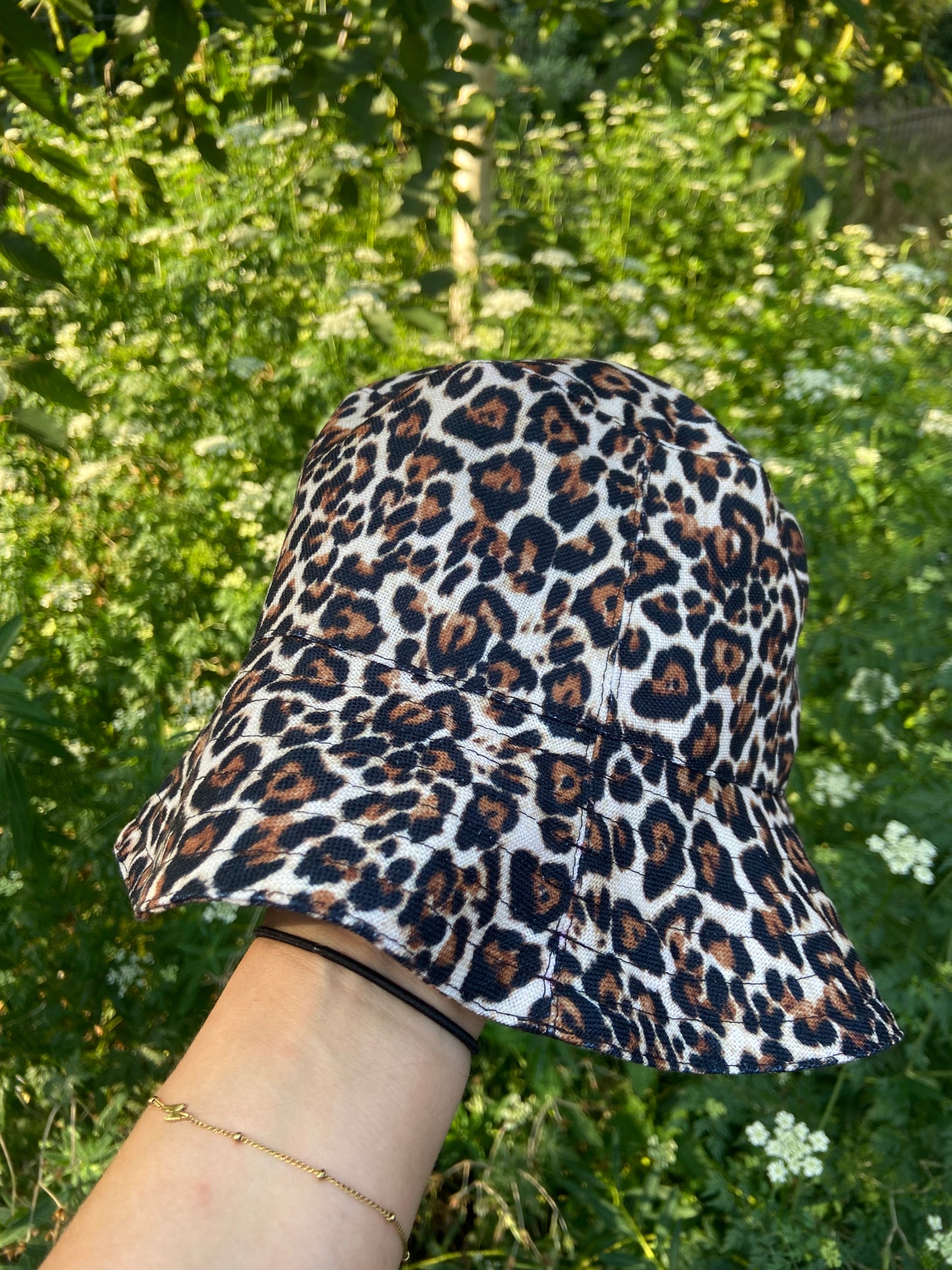 Animal Print Reversible Bucket Hat
