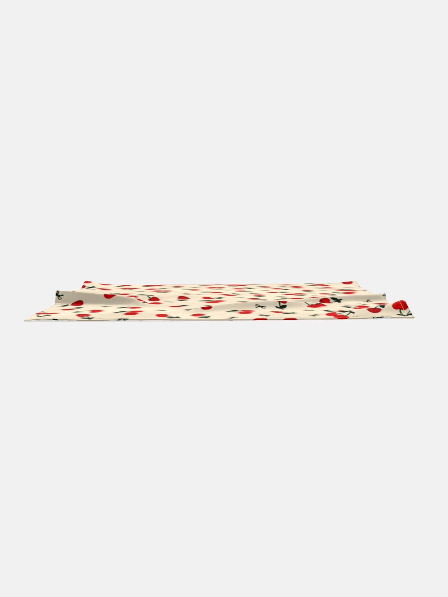 Painted Cherry and Bow Cotton 90's Bandana