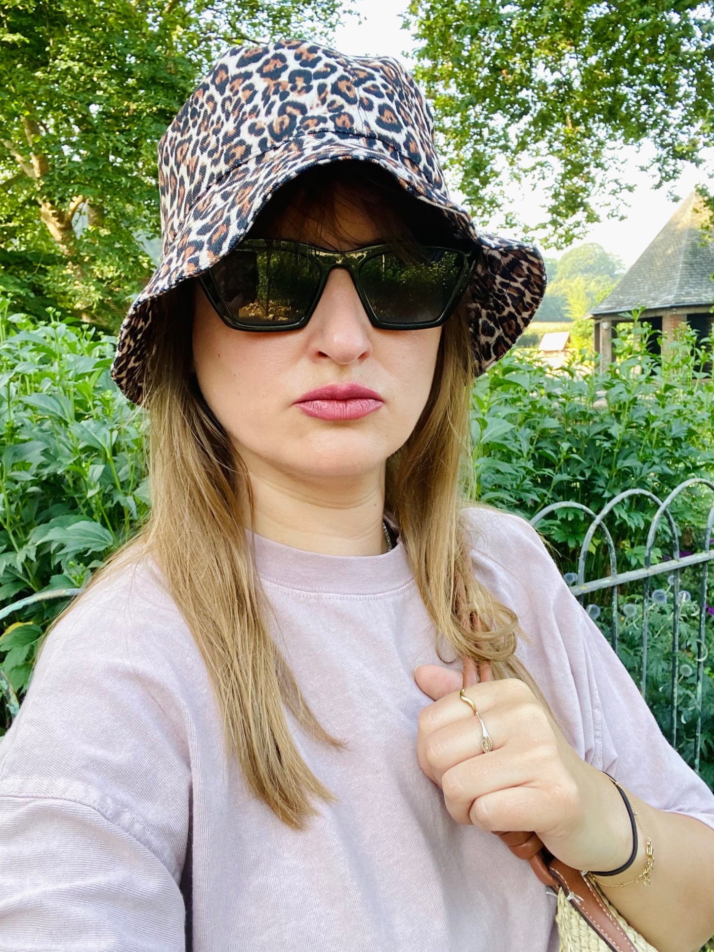 Animal Print Reversible Bucket Hat