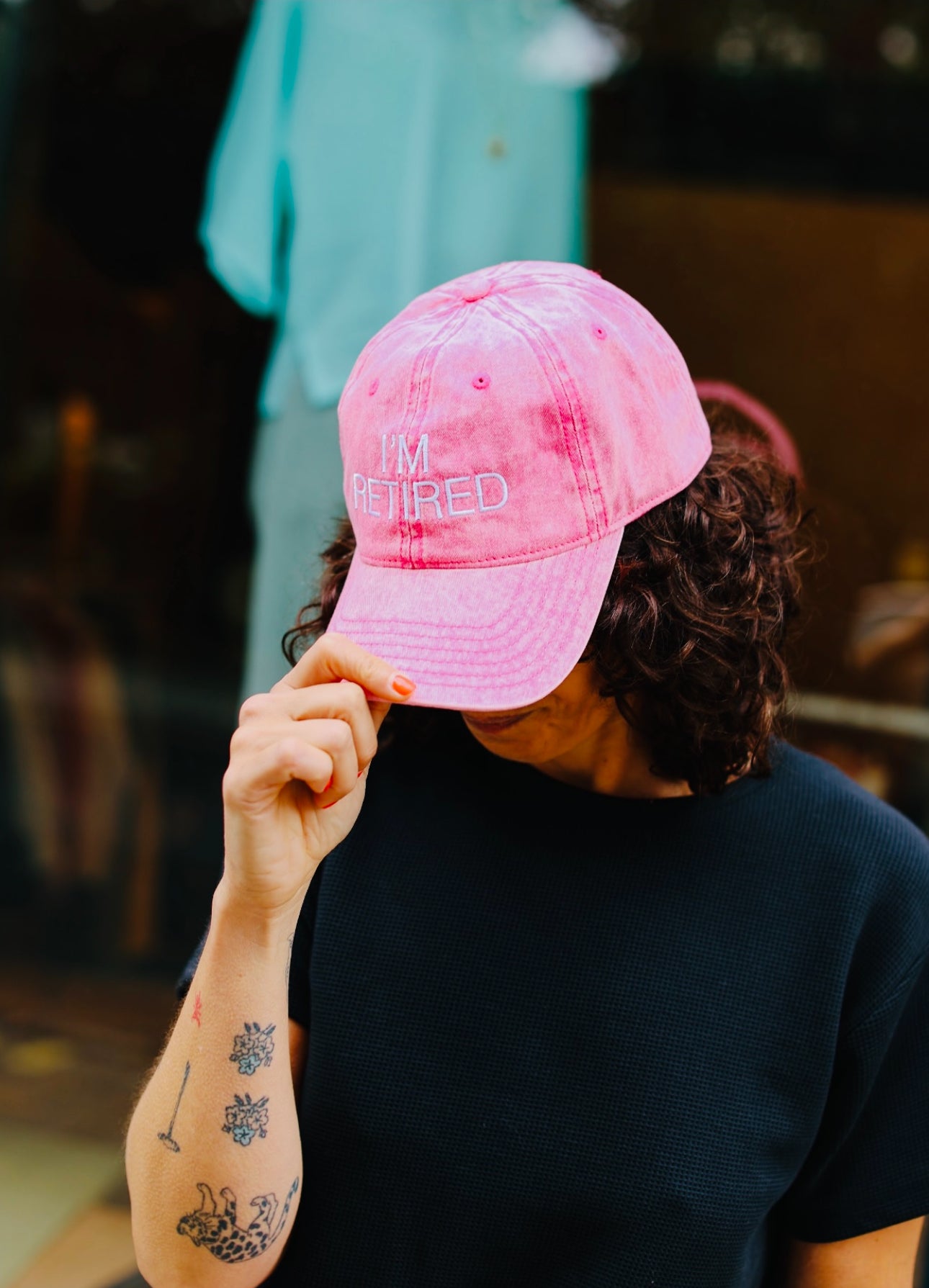 I'm Retired... Washed Cotton Summer Cap