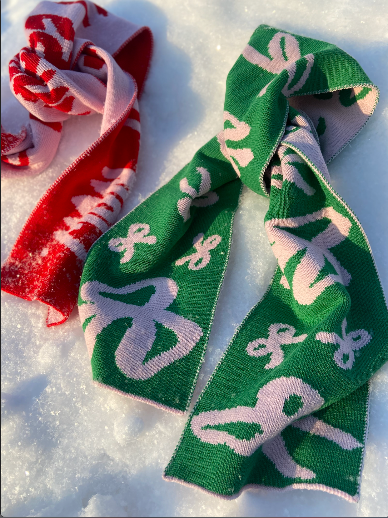 Bow Wool and Cashmere Scarf