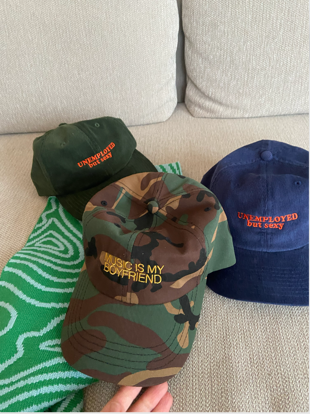 Unemployed (but Sexy) Corduroy hat