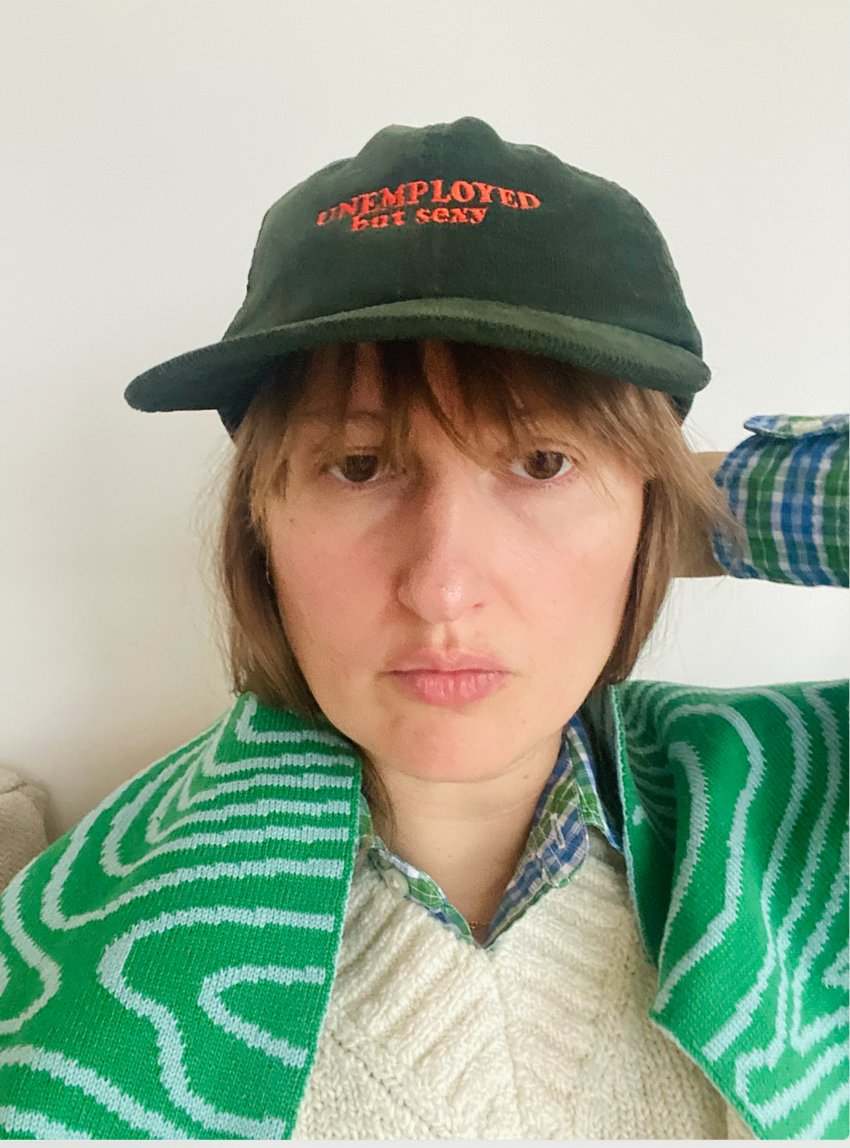 Unemployed (but Sexy) Corduroy hat