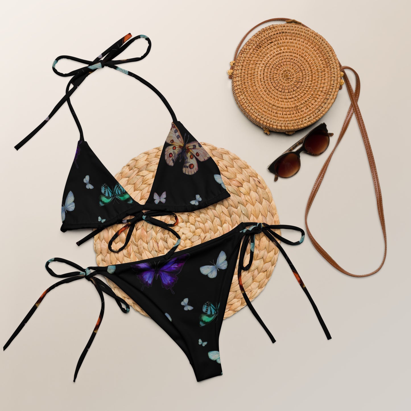 Butterflies Recycled String Bikini