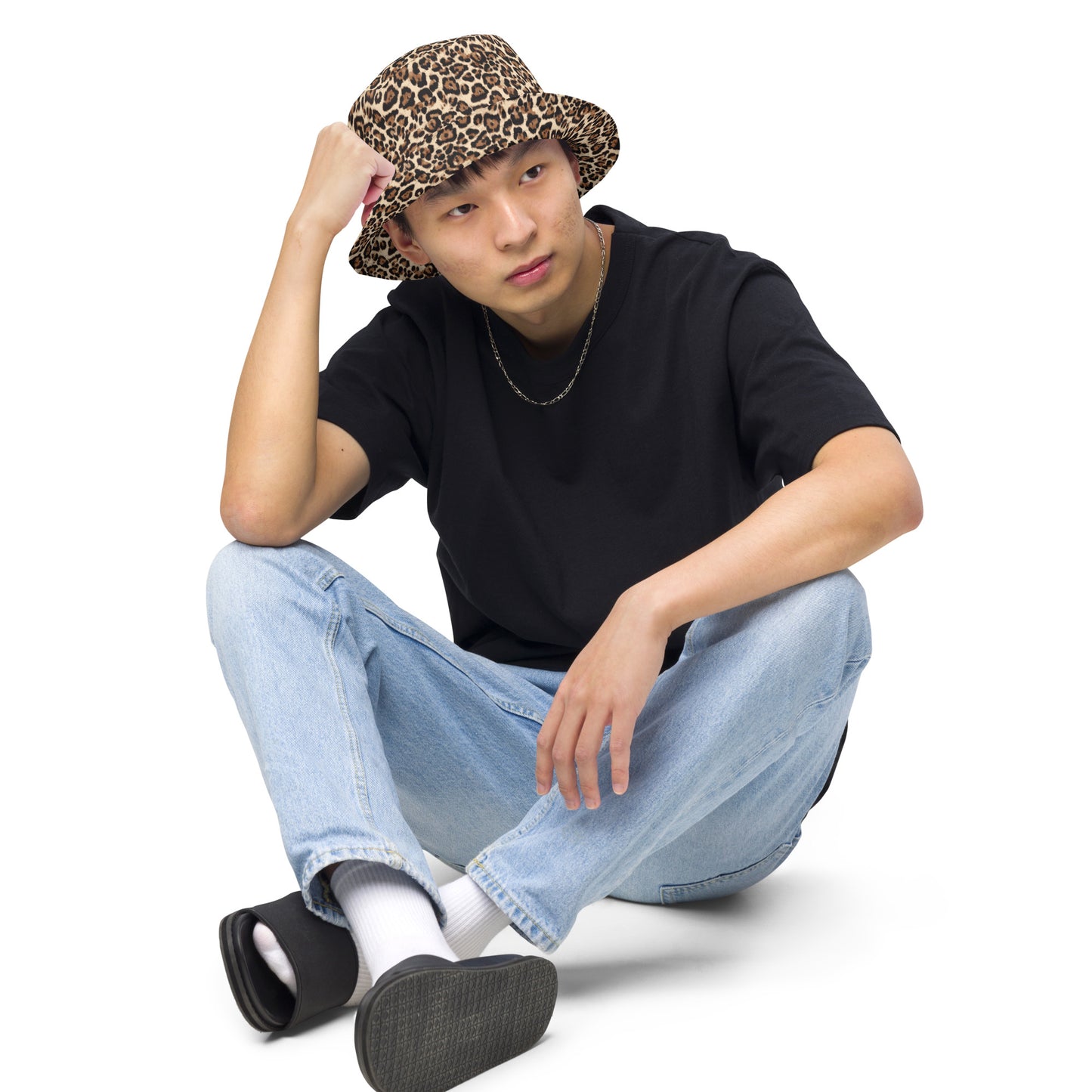 Animal Print Reversible Bucket Hat