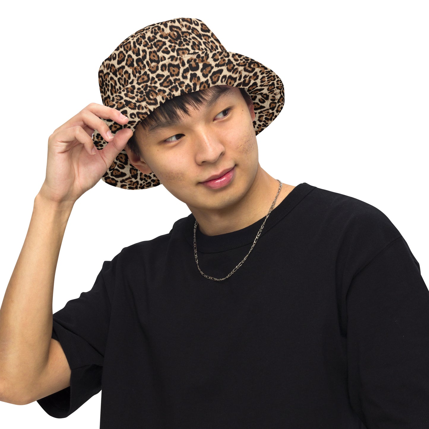 Animal Print Reversible Bucket Hat