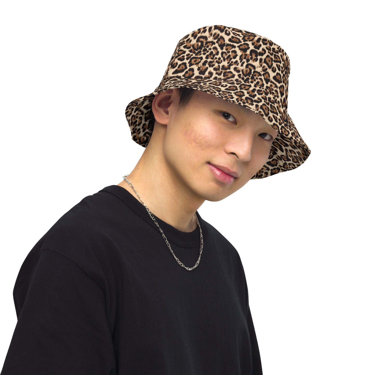 Animal Print Reversible Bucket Hat