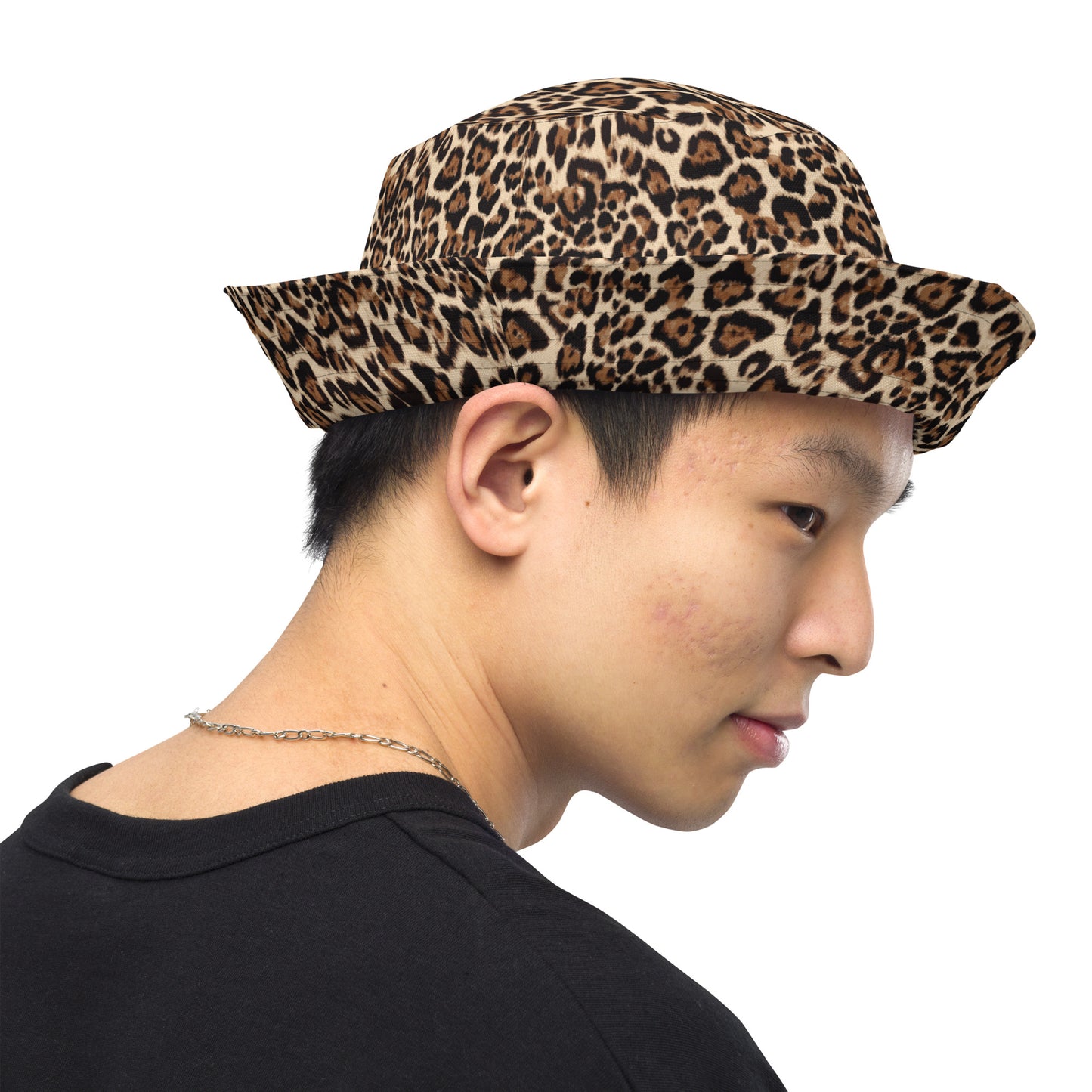 Animal Print Reversible Bucket Hat
