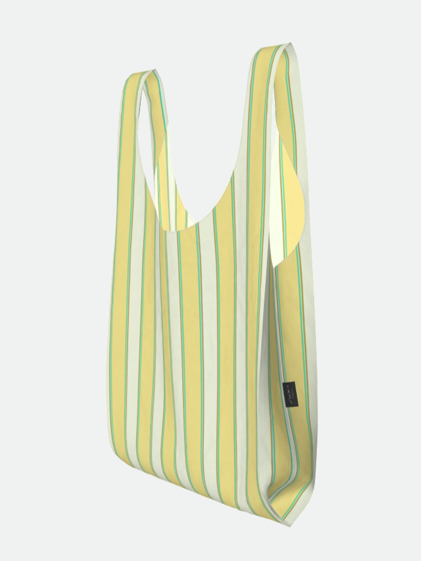 Butter Stripe Parachute Waterproof Shopper Bag