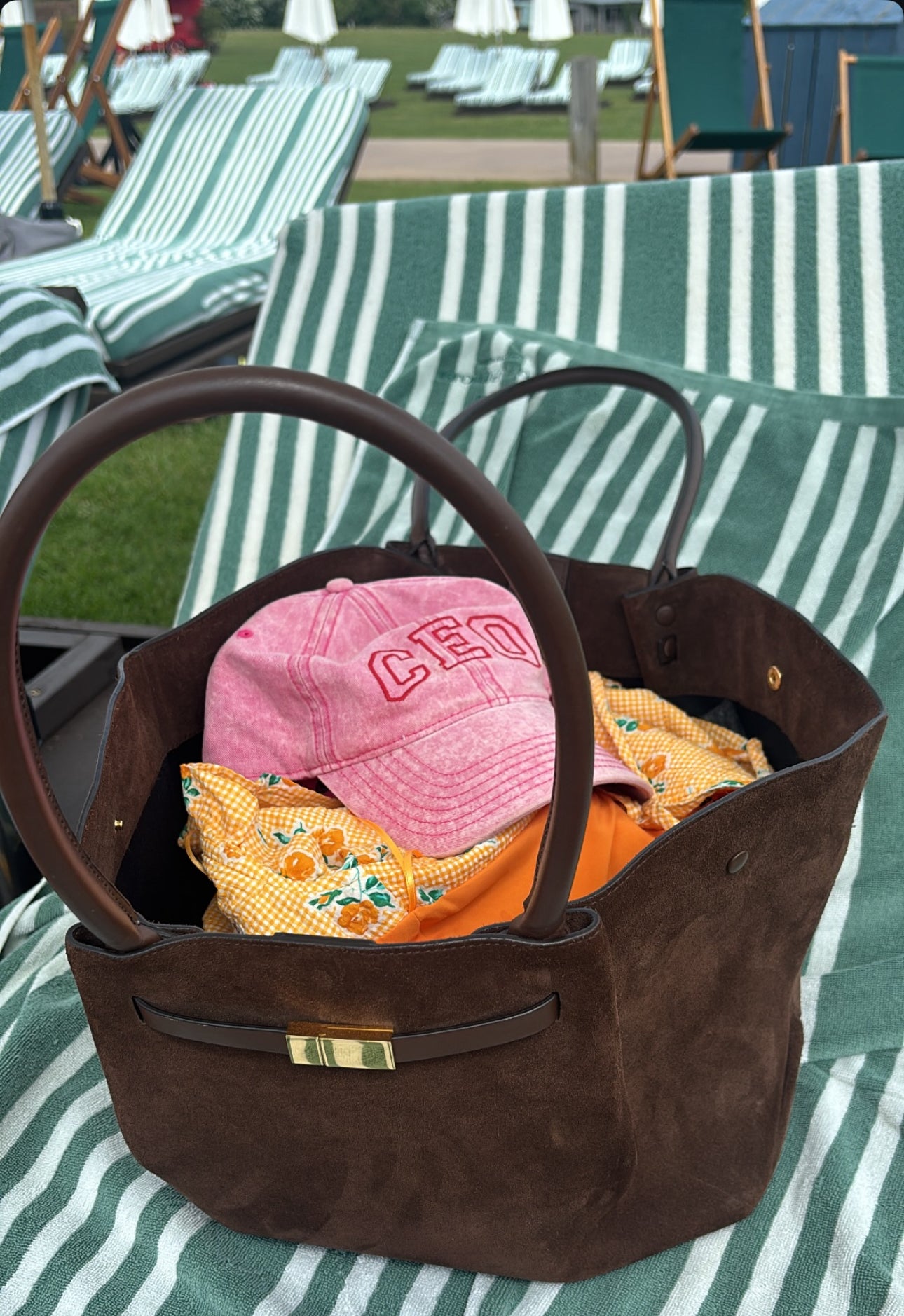 CEO Embroidered Slogan Washed Pink Cap