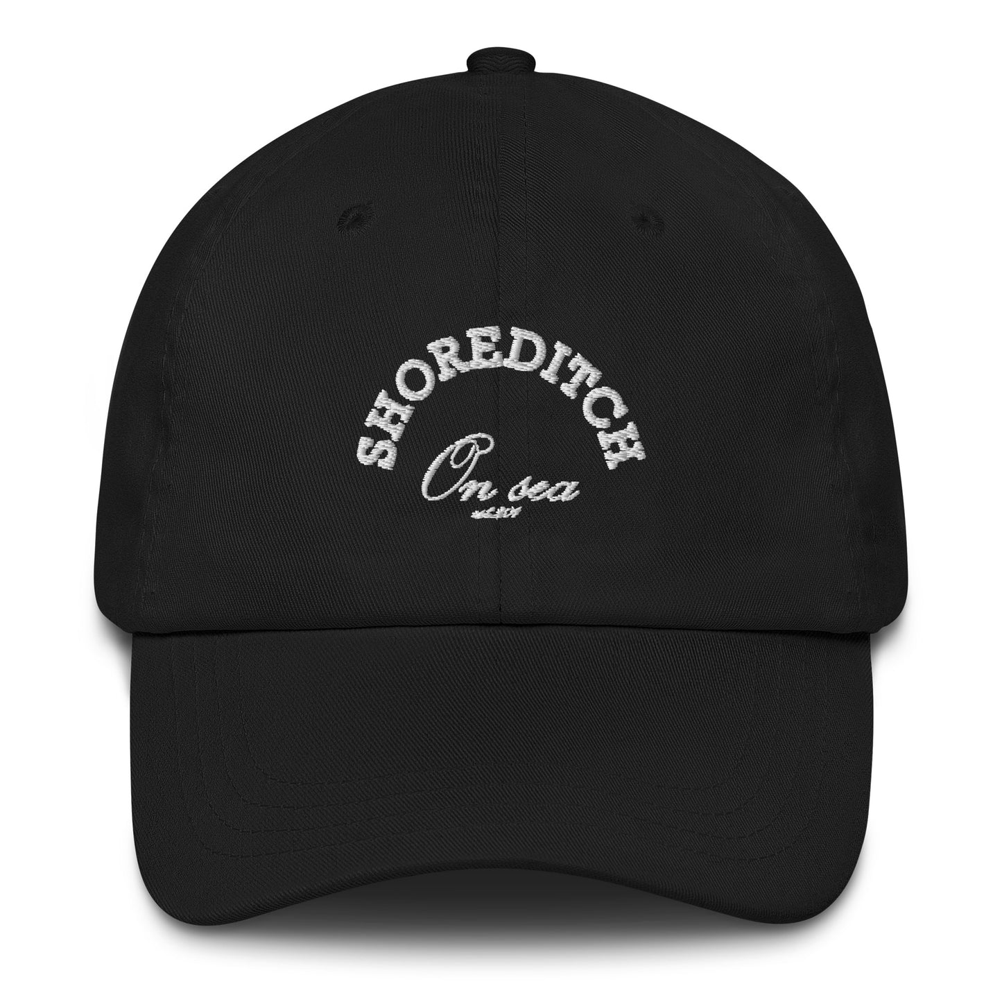Shoreditch-On-sea Embroidered Monochrome Cap