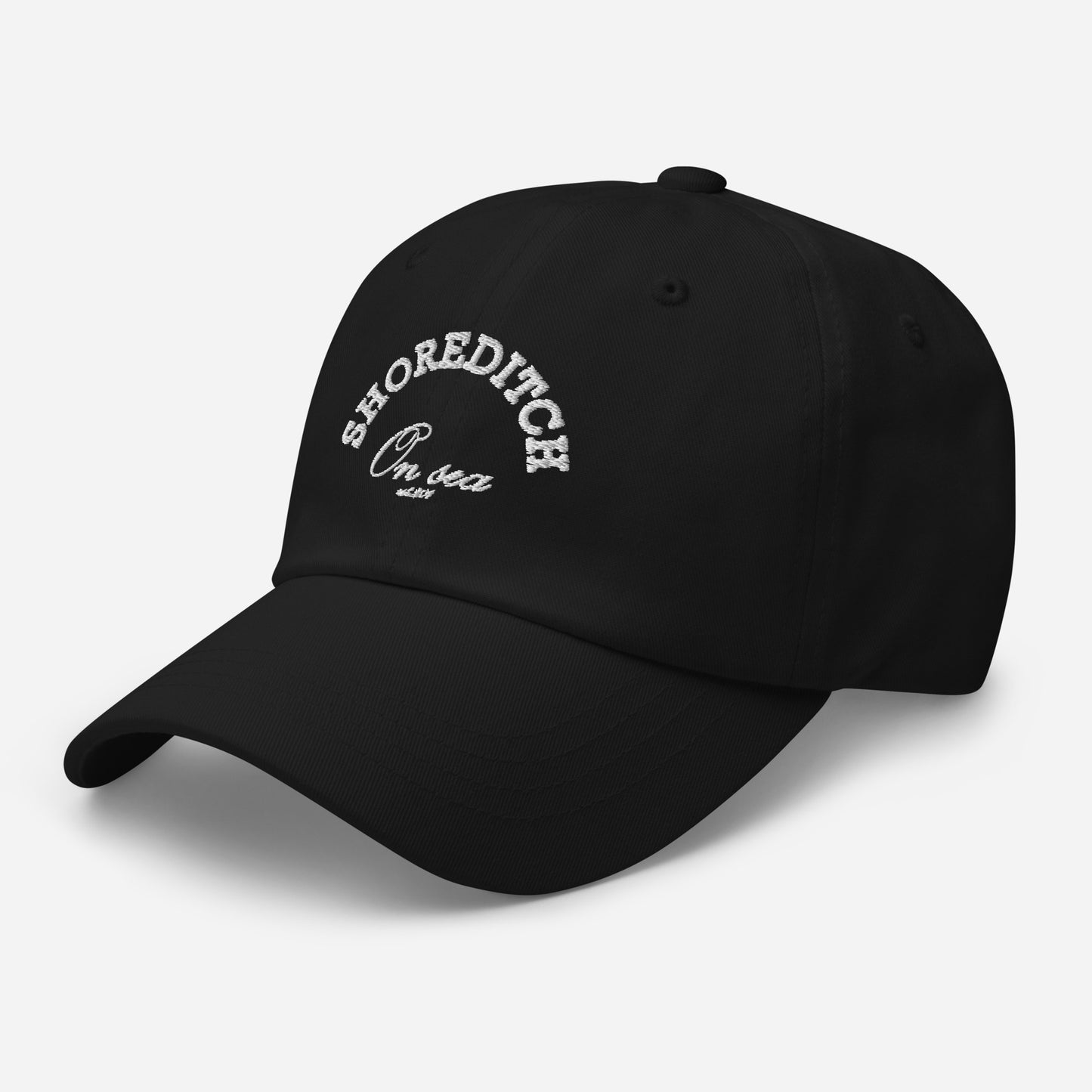 Shoreditch-On-sea Embroidered Monochrome Cap