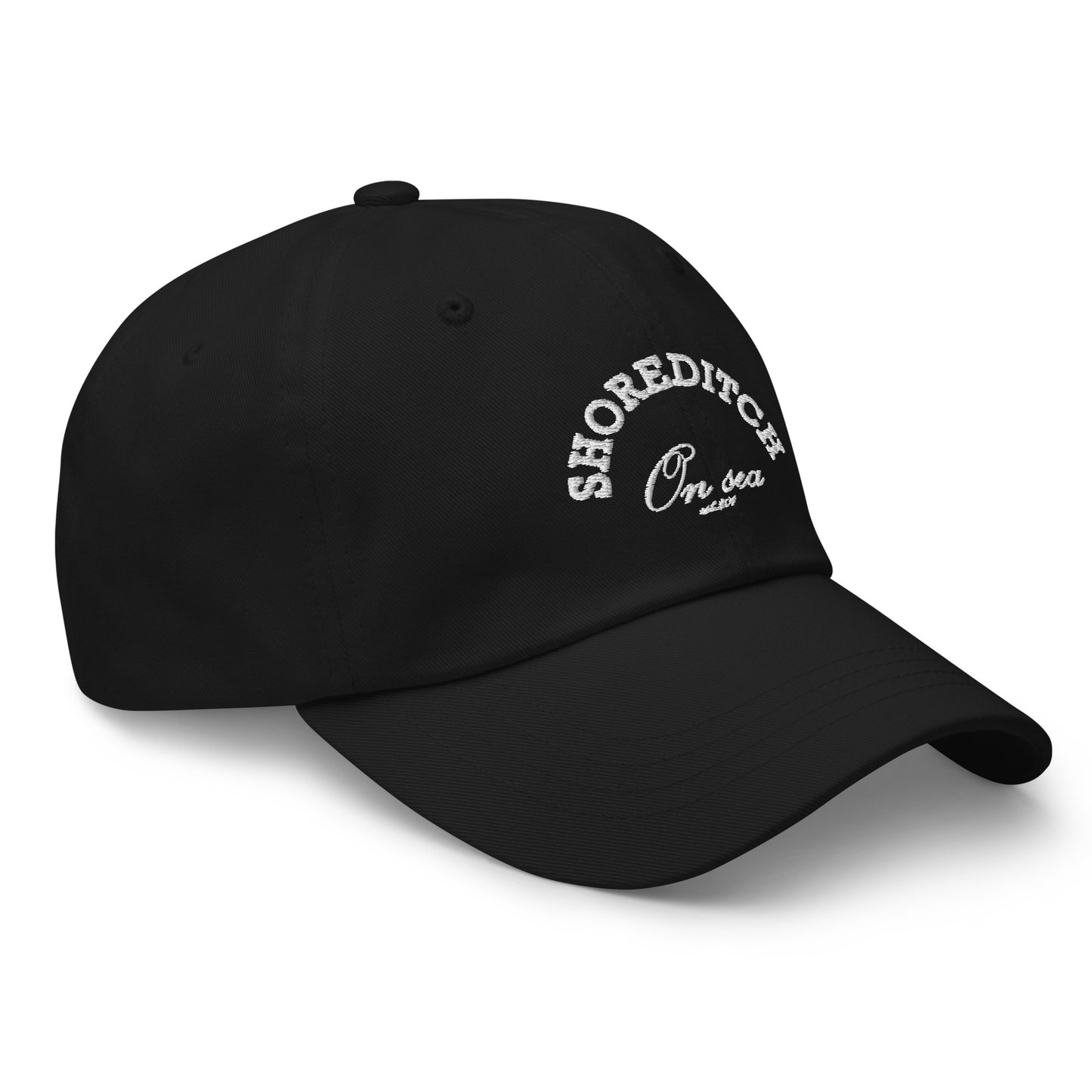 Shoreditch-On-sea Embroidered Monochrome Cap