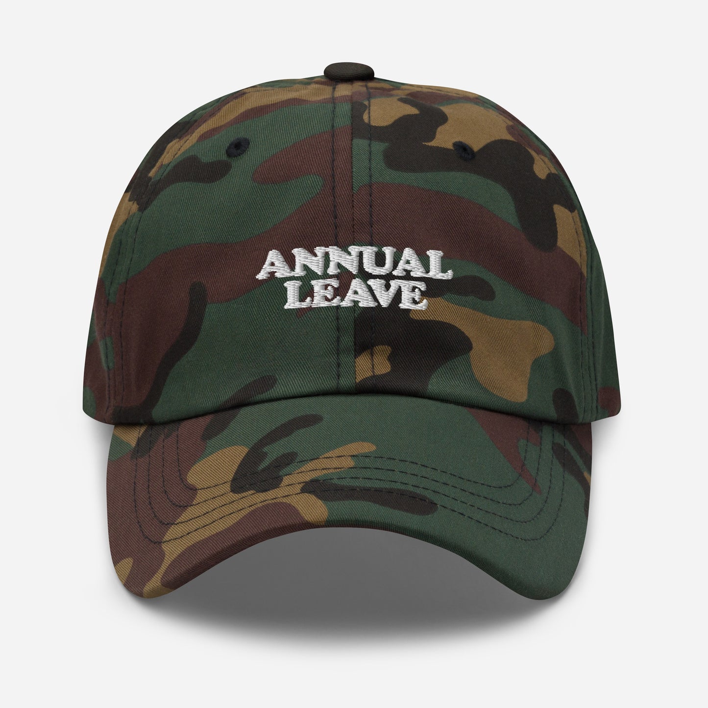 Annual Leave Embroidered Slogan Unisex Cap