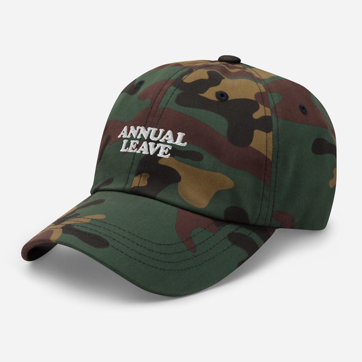 Annual Leave Embroidered Slogan Unisex Cap