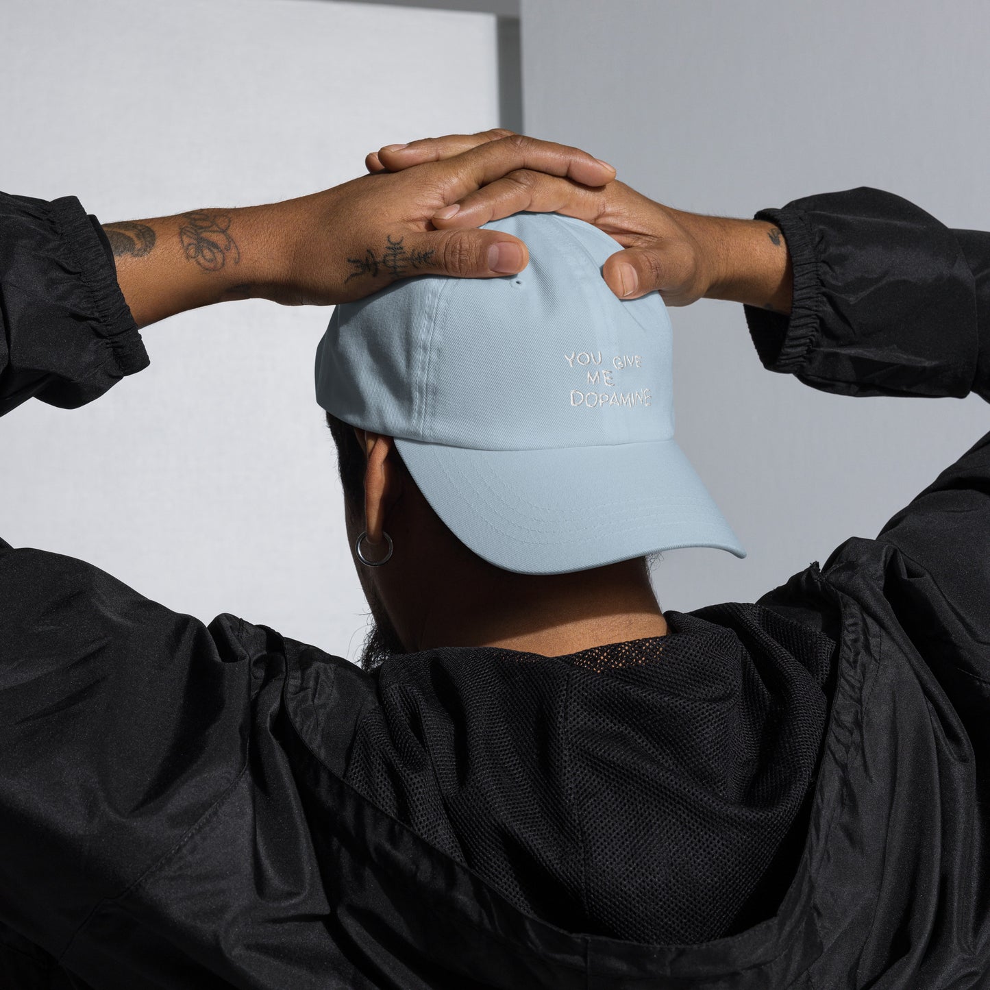 You Give Me Dopmaine Dopamine Embroidered Cap