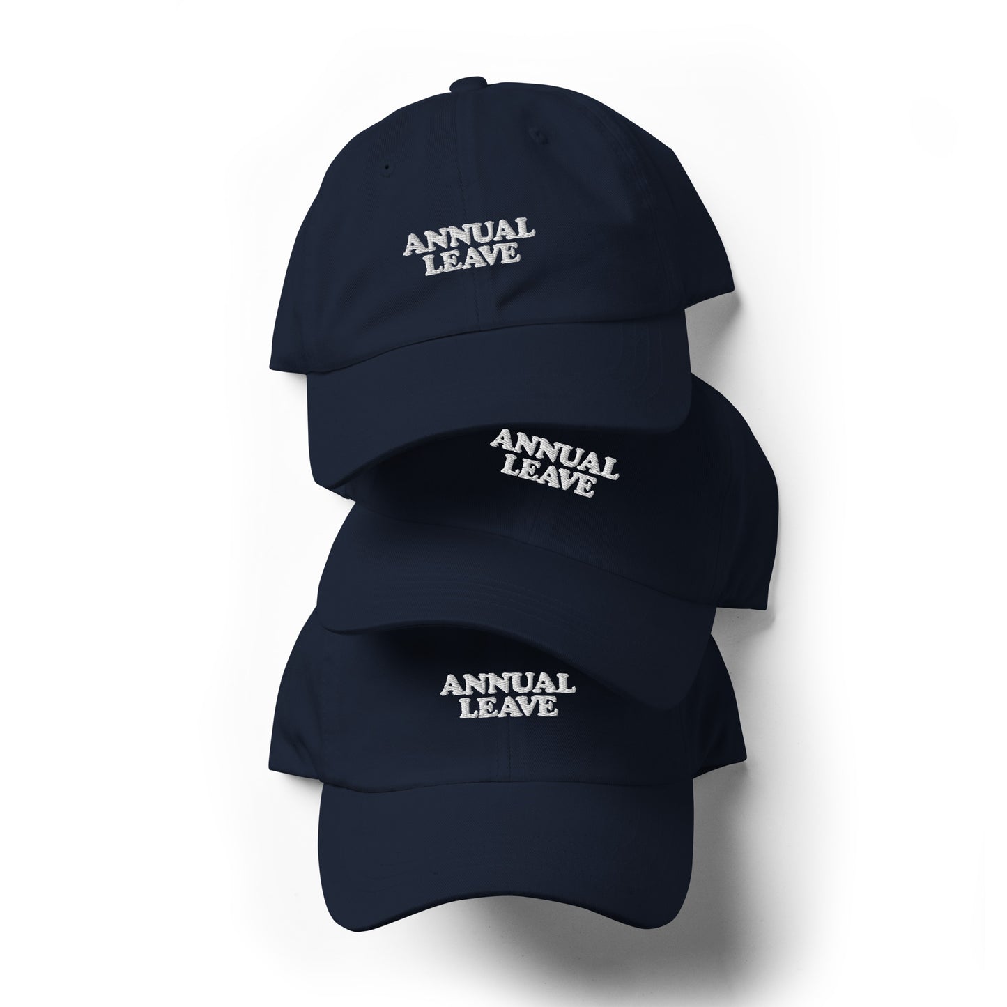 Annual Leave Embroidered Slogan Unisex Cap