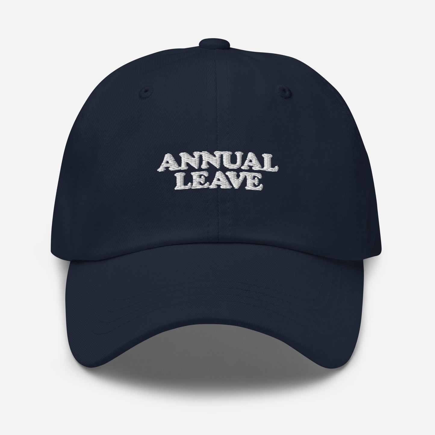 Annual Leave Embroidered Slogan Unisex Cap