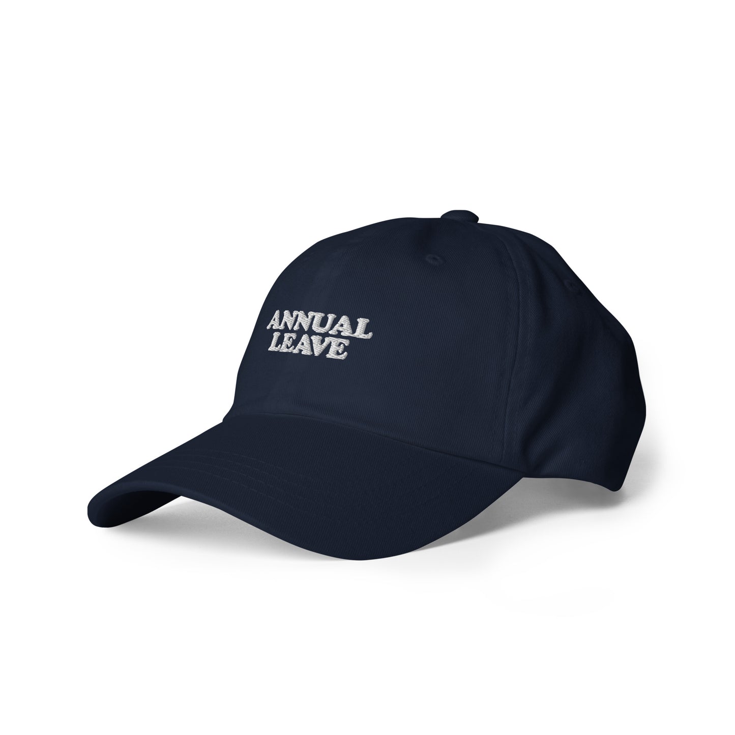 Annual Leave Embroidered Slogan Unisex Cap