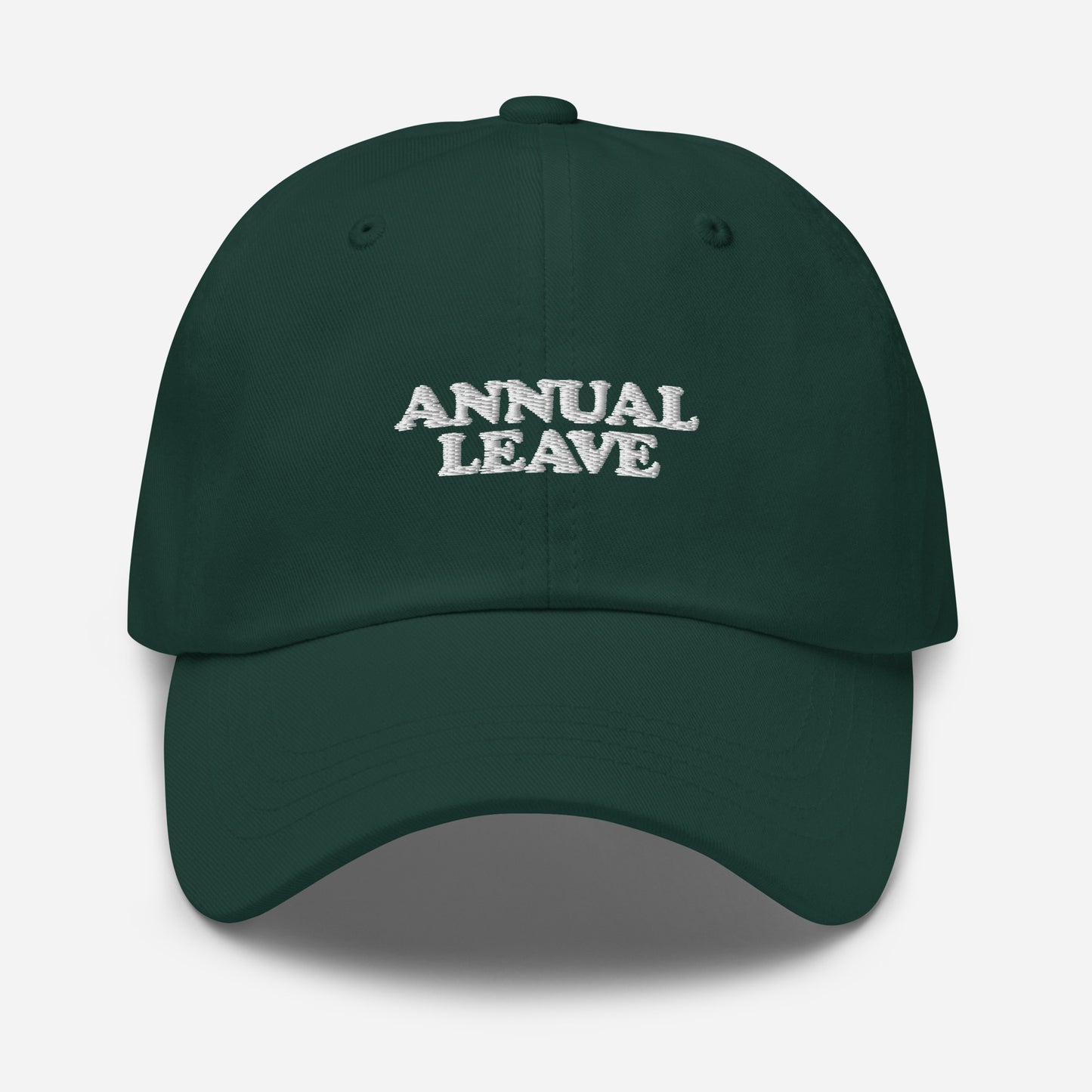 Annual Leave Embroidered Slogan Unisex Cap