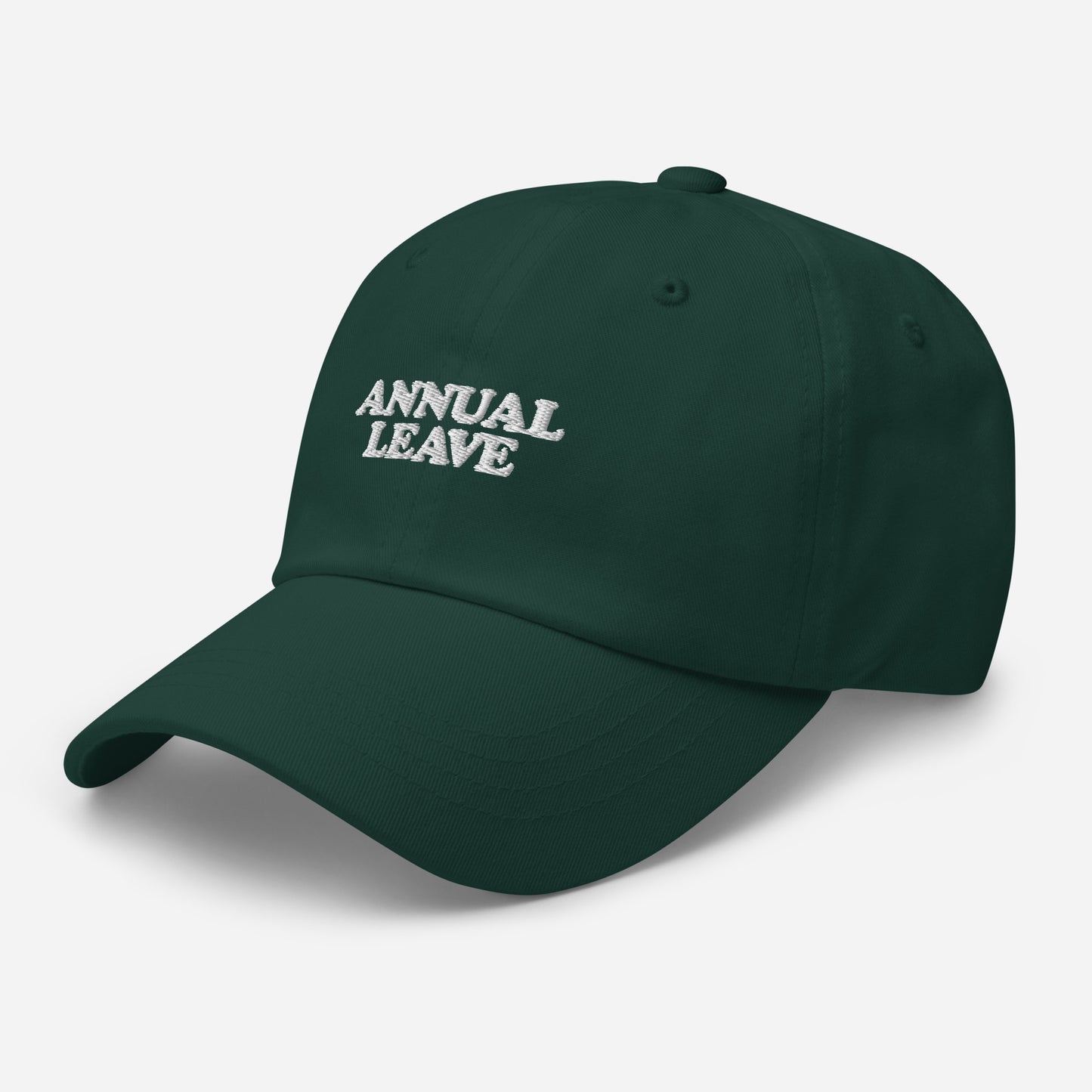 Annual Leave Embroidered Slogan Unisex Cap