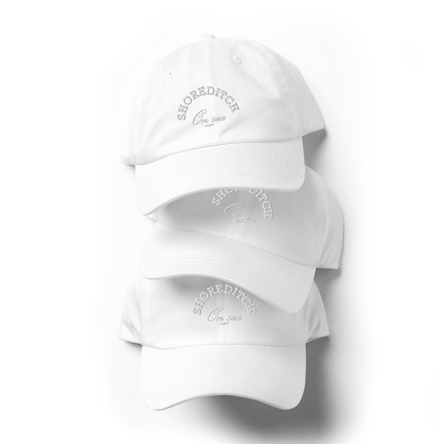 Shoreditch-On-sea Embroidered Monochrome Cap