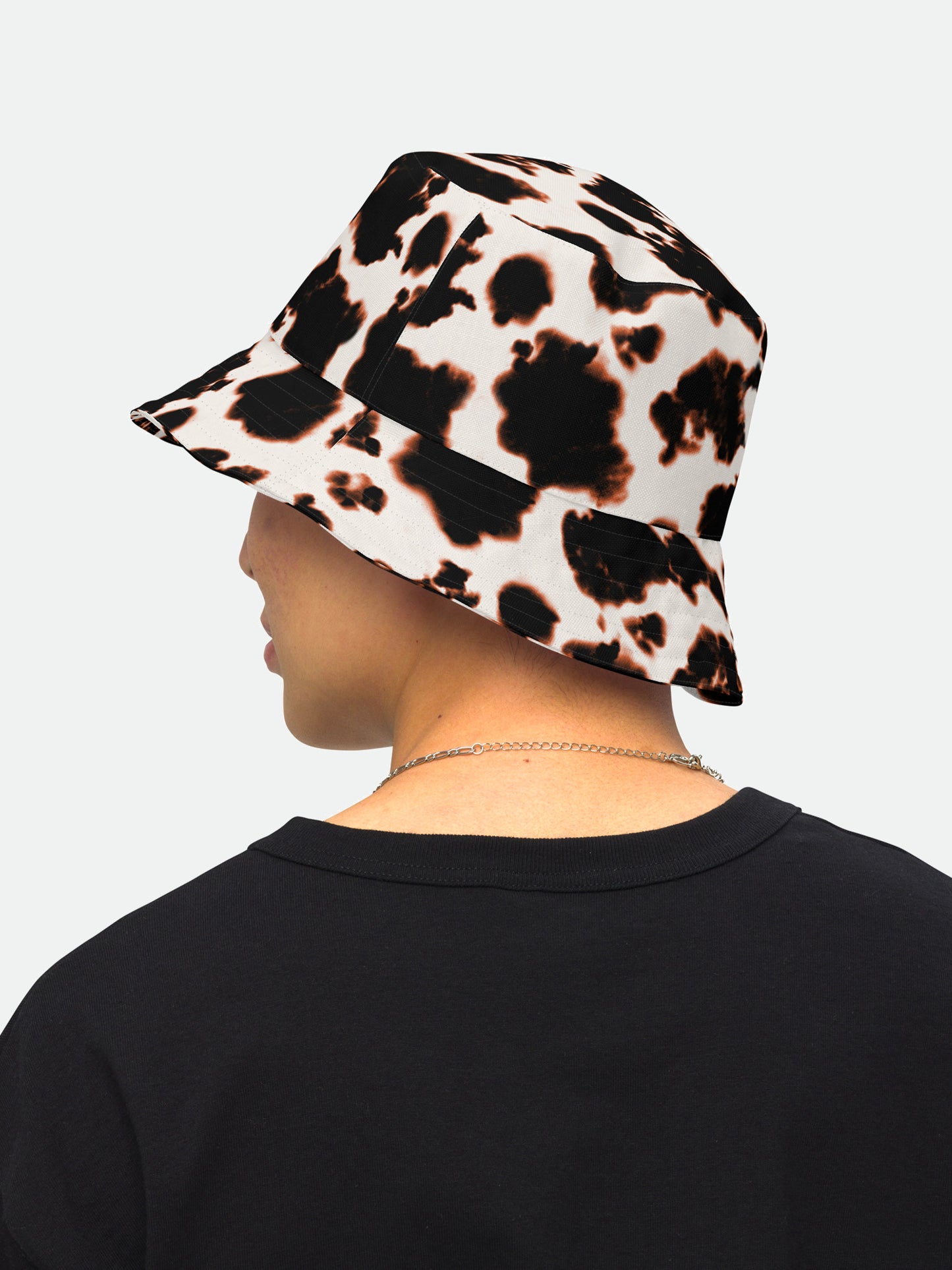 Cow Print Reversible Bucket hat