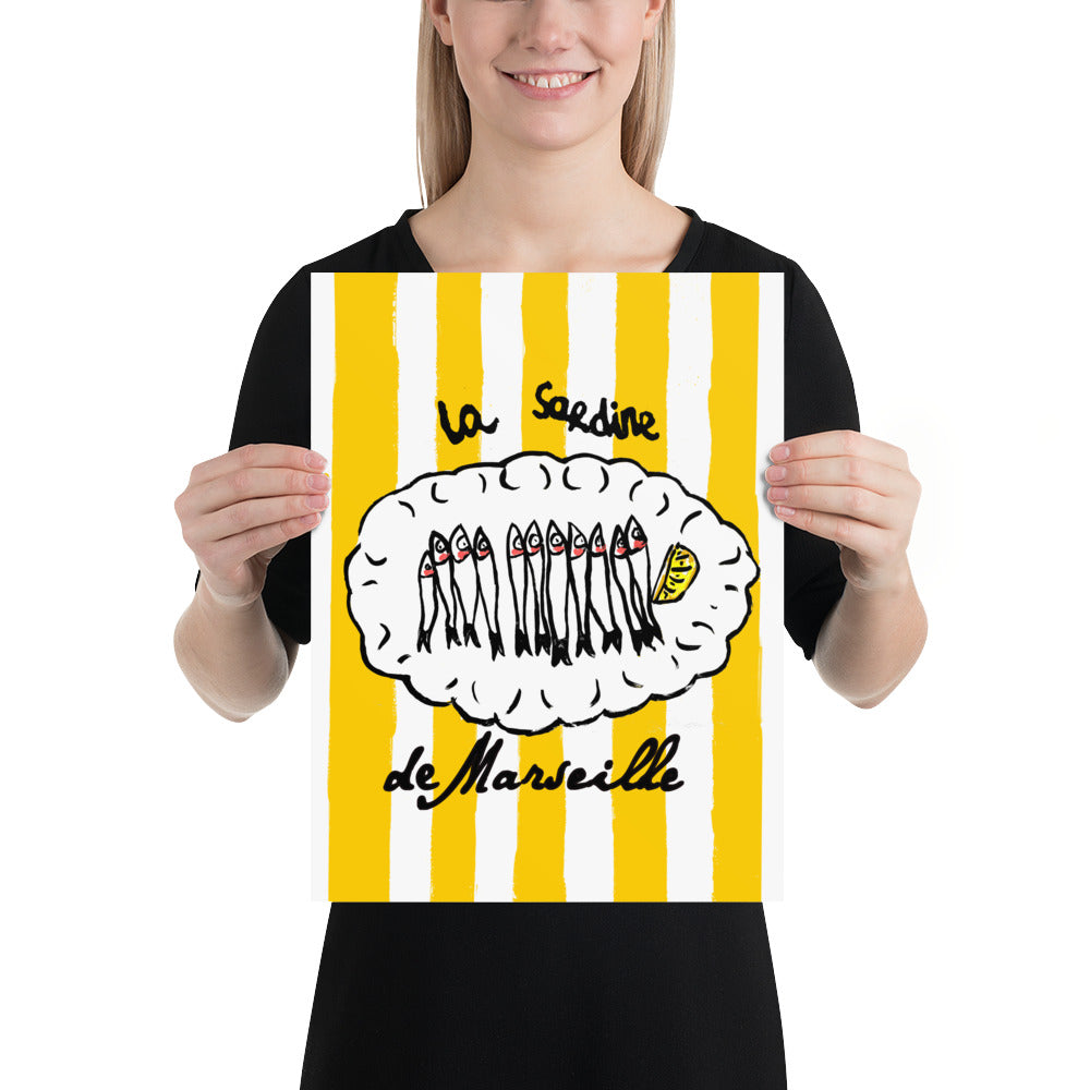 La Sardine De Marseille Poster