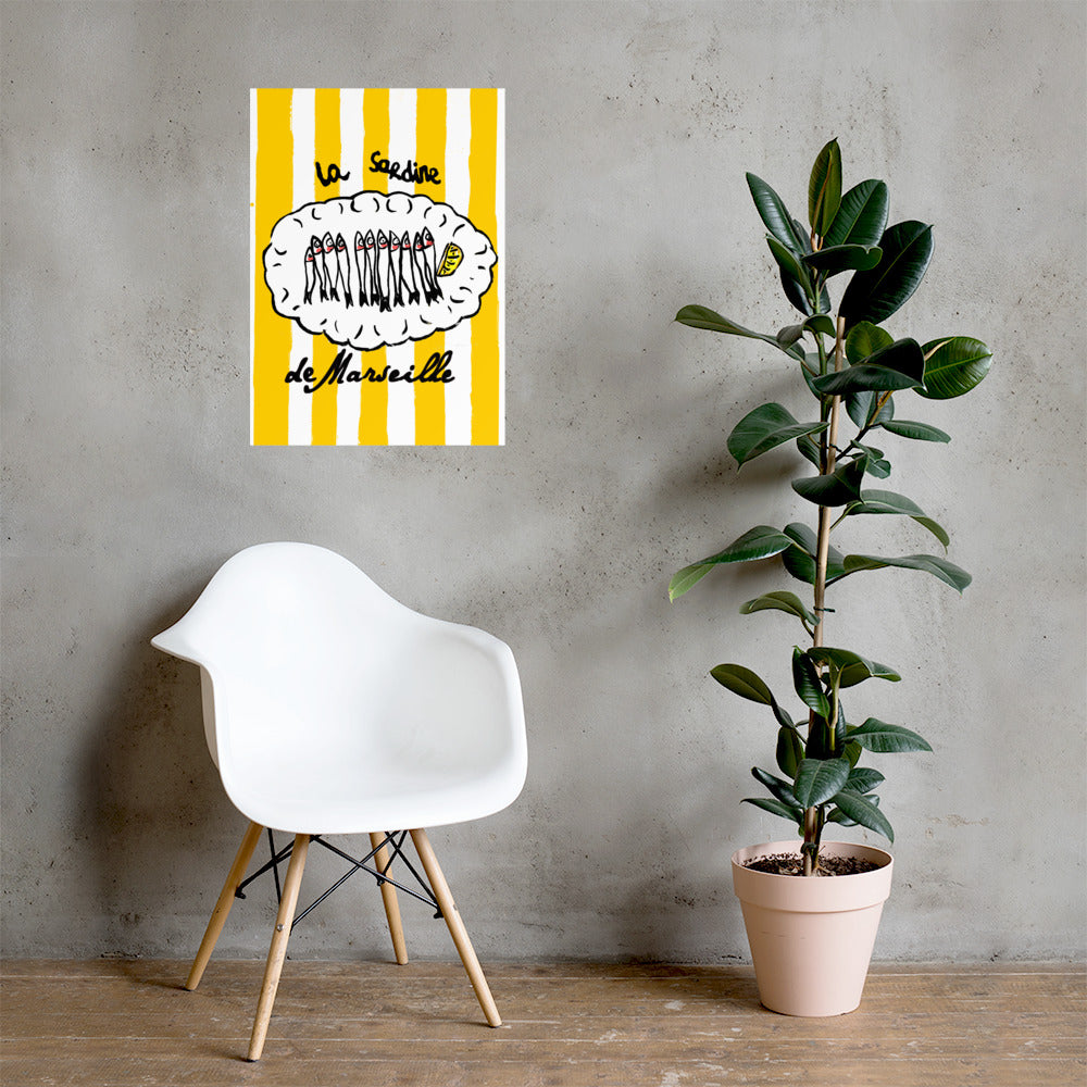La Sardine De Marseille Poster