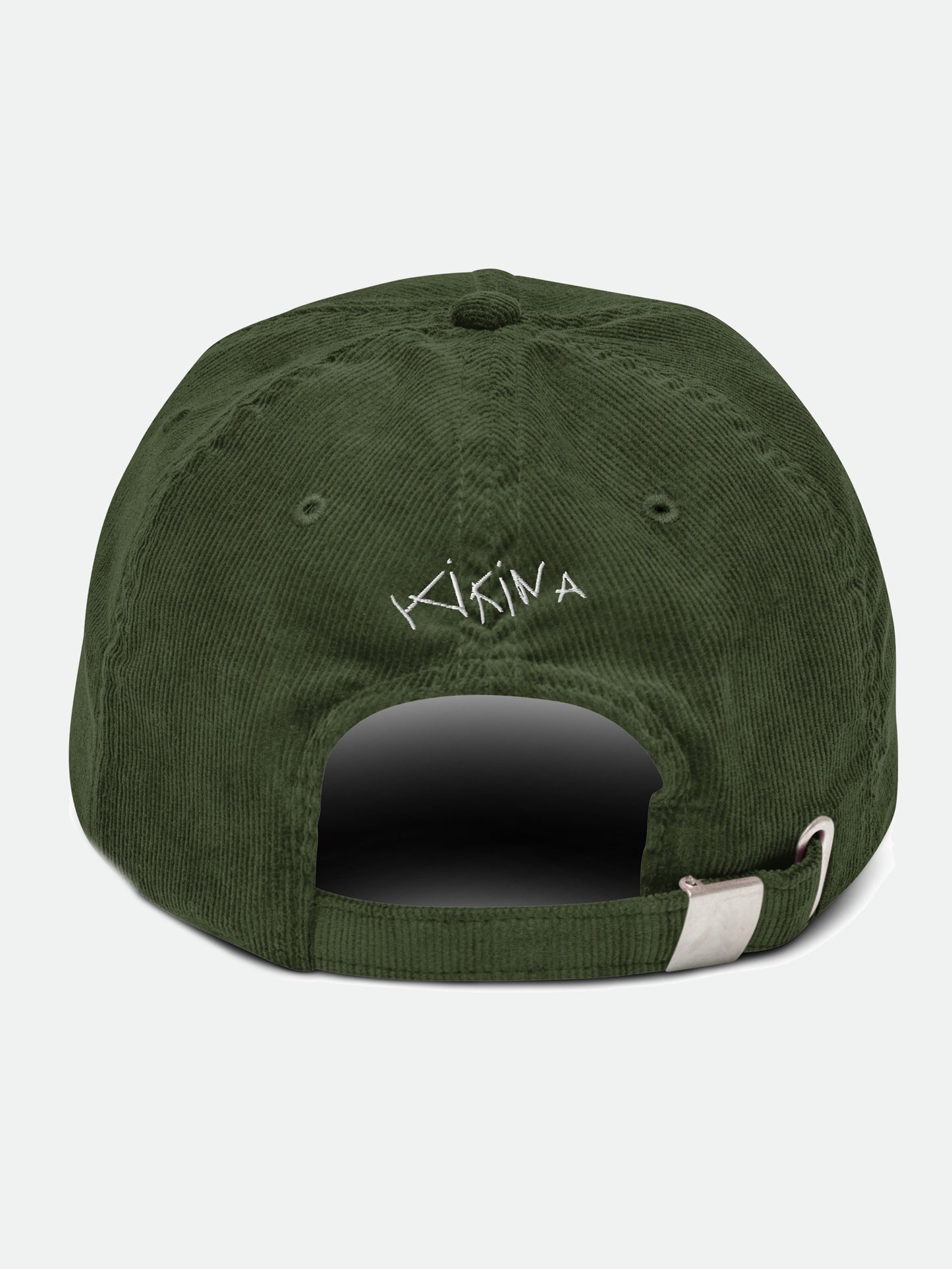 Gone Fishing Embroidered Unisex Corduroy Cap