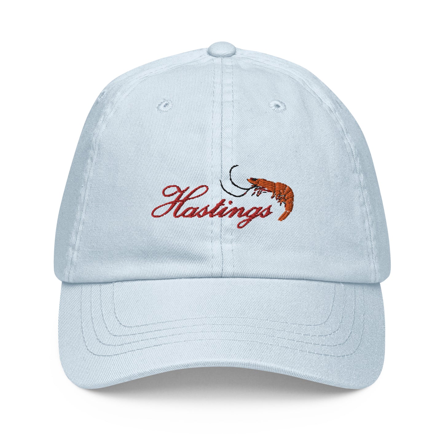 Hastings Prawn Embroidered Blush Cap