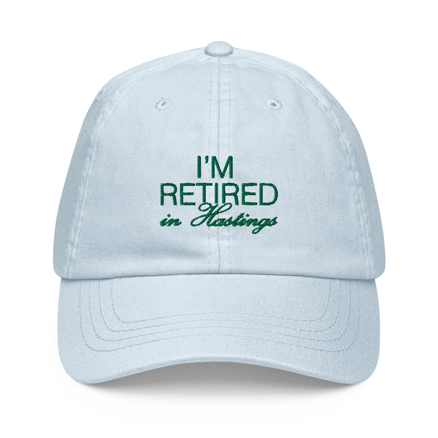 Retired in Hastings Pastel Cap in Blue
