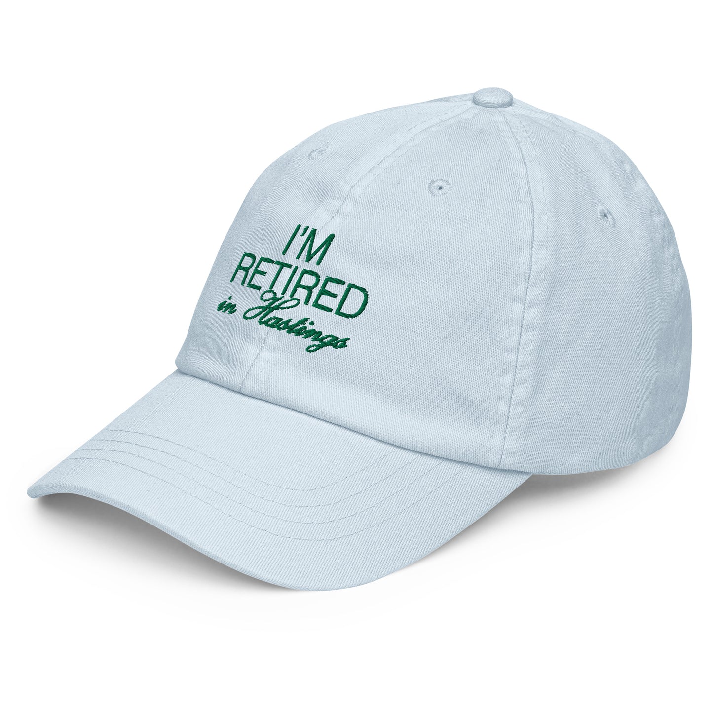 Retired in Hastings Pastel Cap in Blue