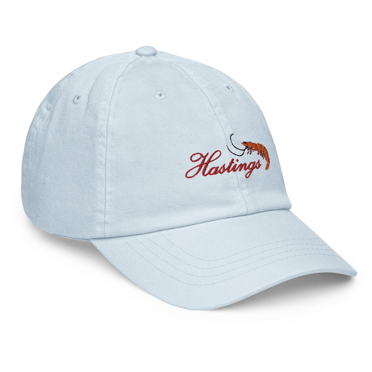 Hastings Prawn Embroidered Blush Cap