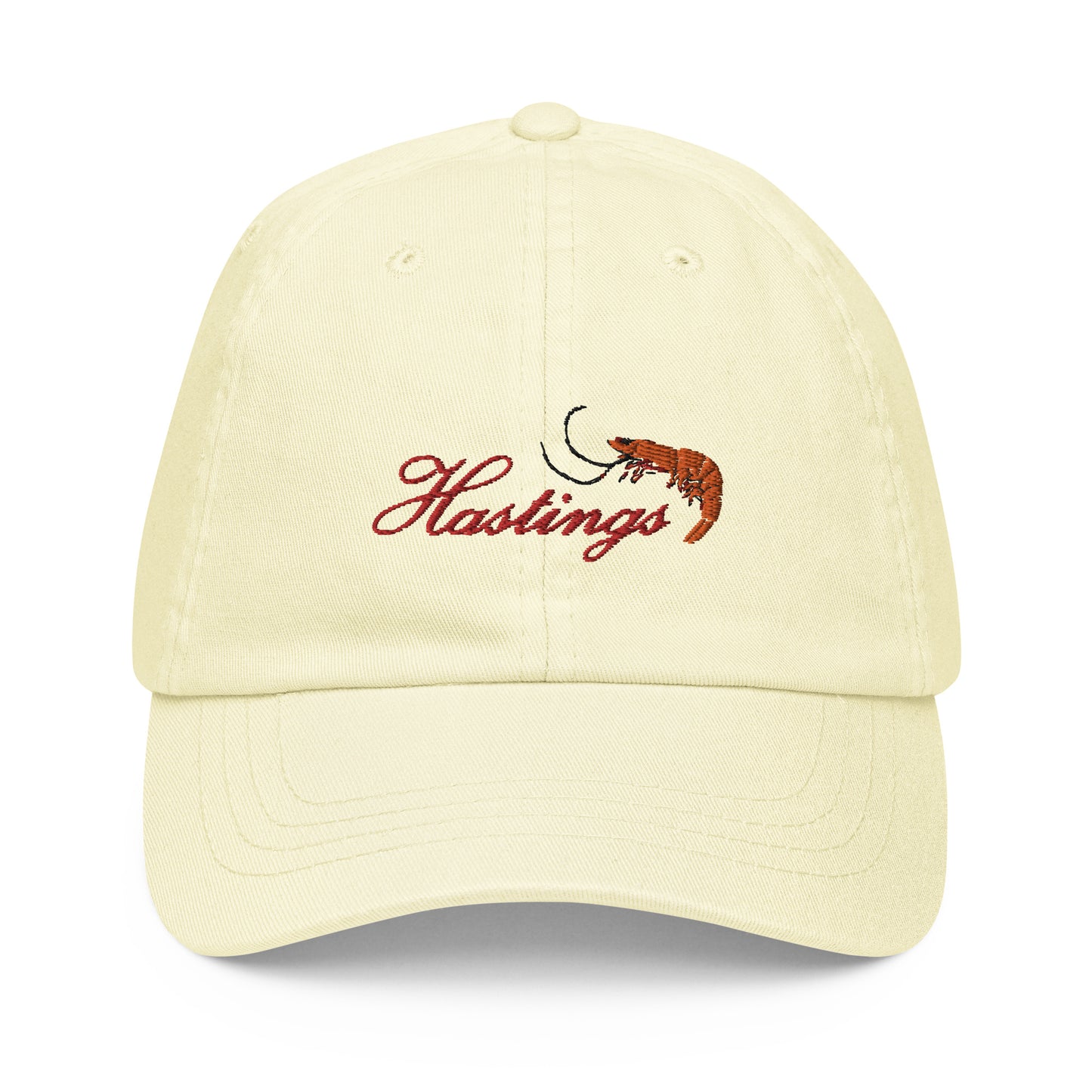 Hastings Prawn Embroidered Blush Cap