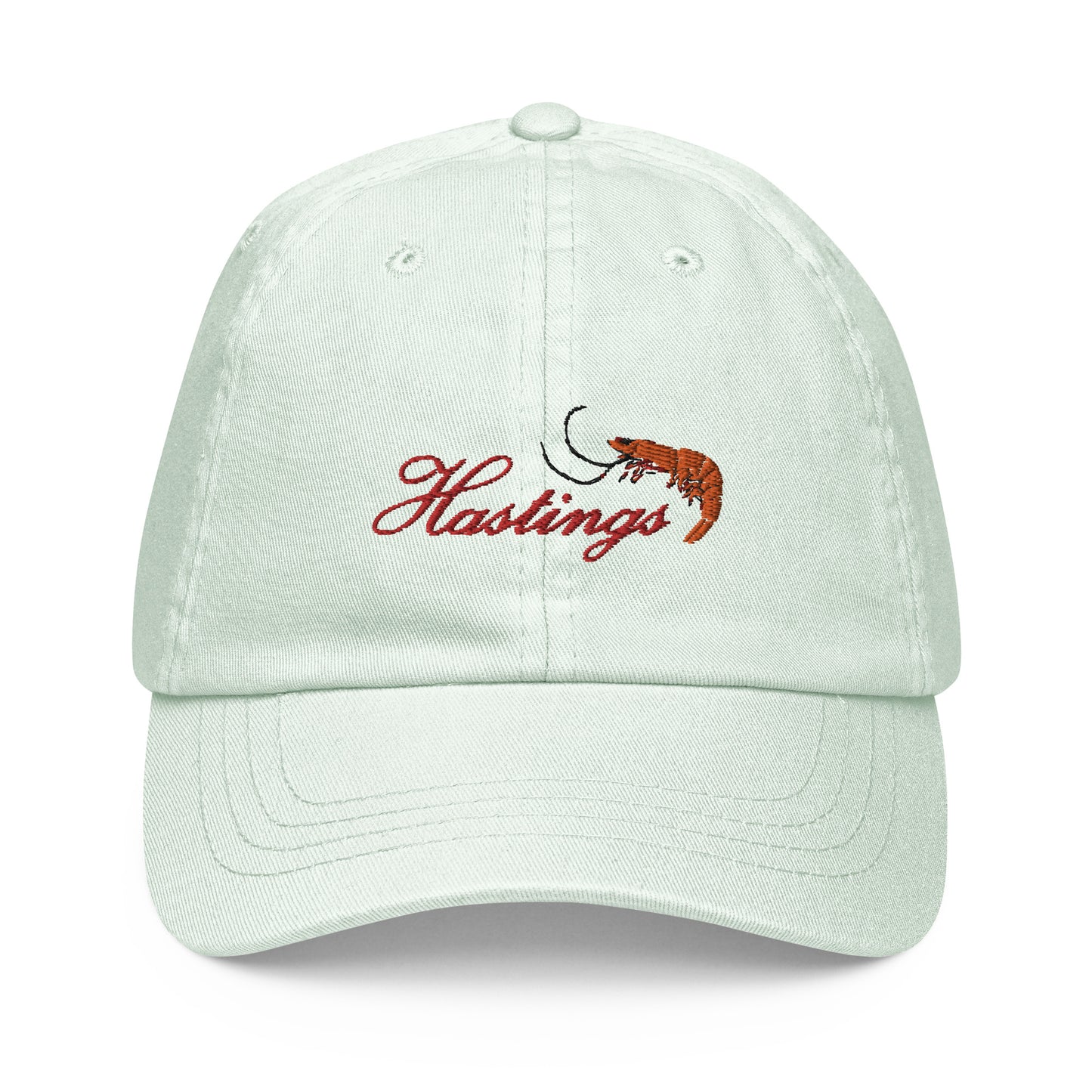 Hastings Prawn Embroidered Blush Cap