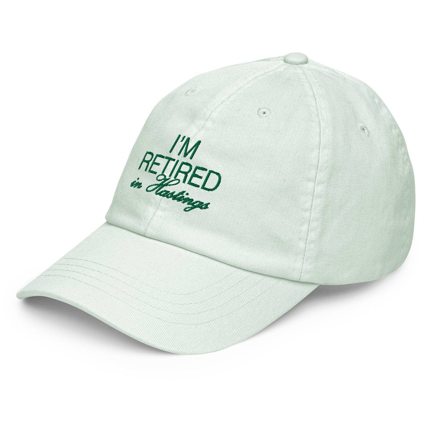 Retired in Hastings Pastel Cap in Blue