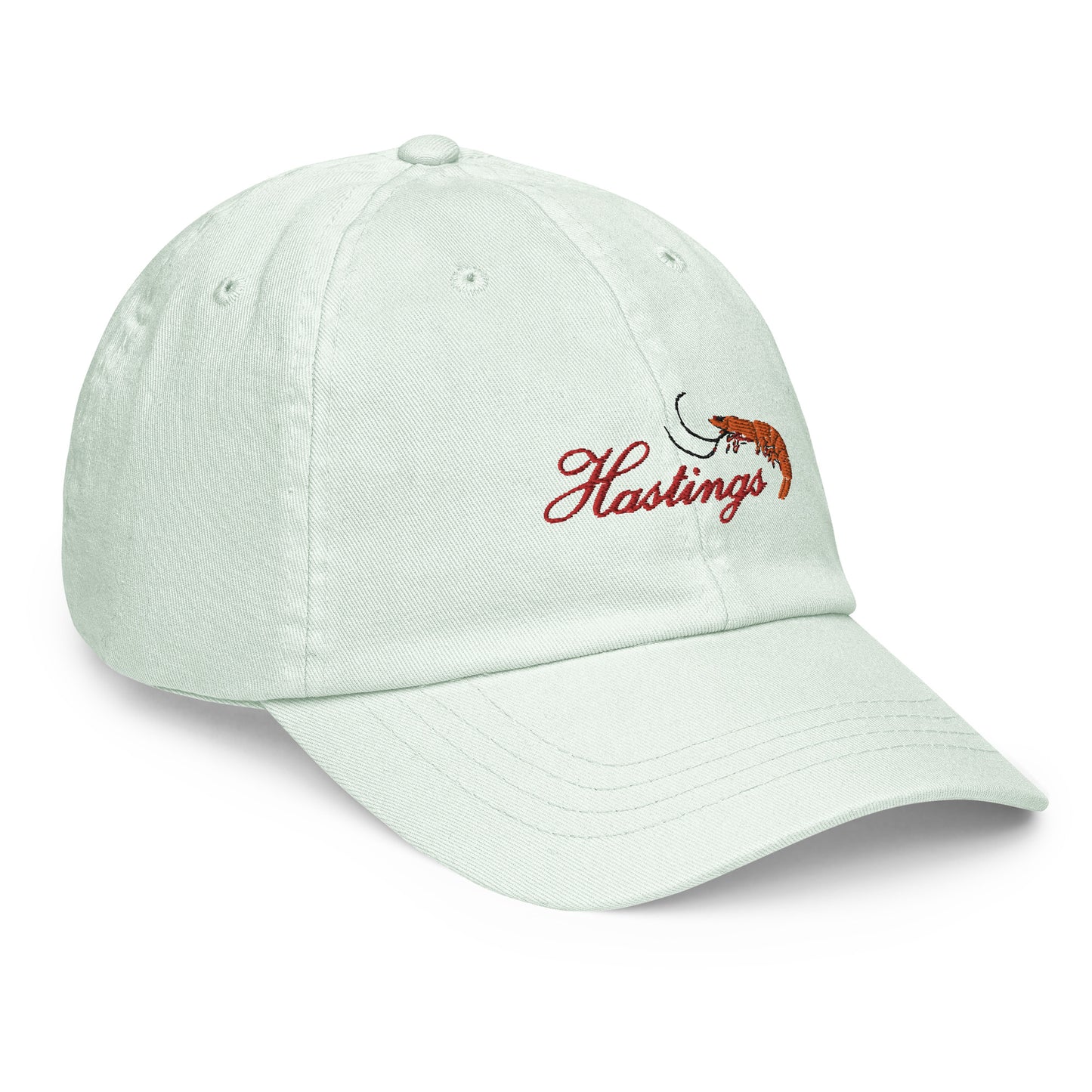 Hastings Prawn Embroidered Blush Cap