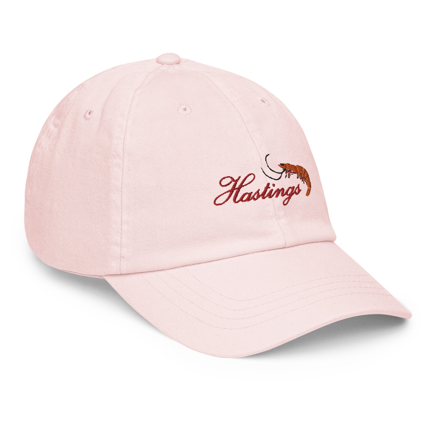 Hastings Prawn Embroidered Blush Cap