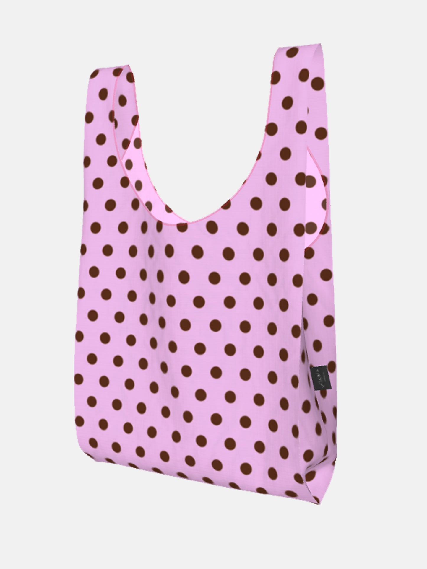 Polkadot Parachute Pink Waterproof Shopper Bag