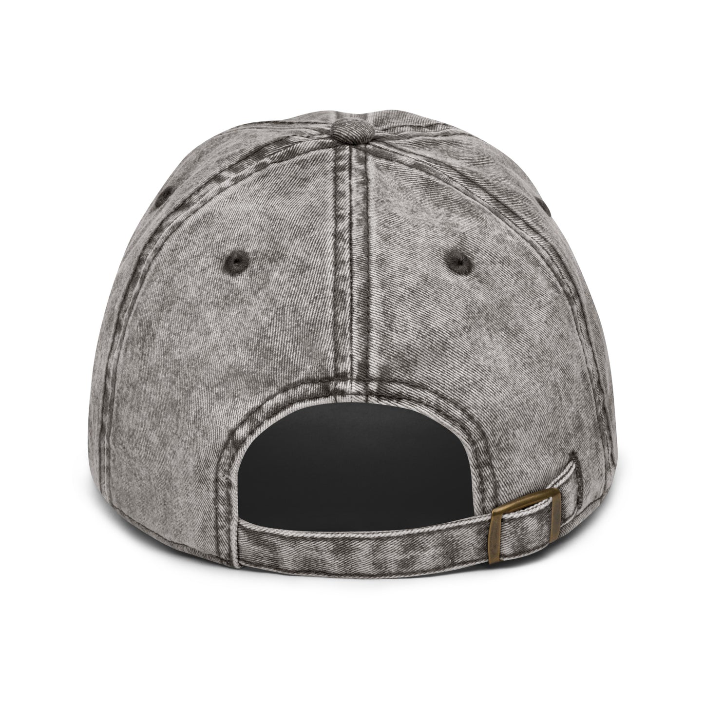 I'm Retired Embroidered Slogan Washed Cotton Cap in Light Grey