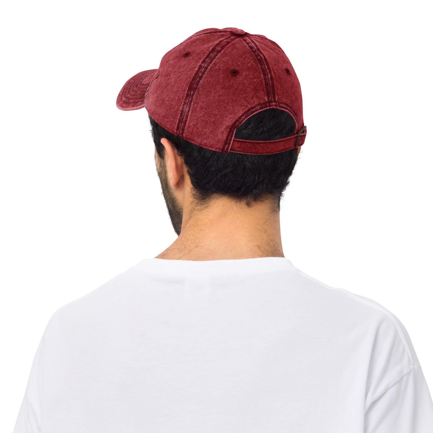 I'm Retired Embroidered Unisex Cap in Burgundy