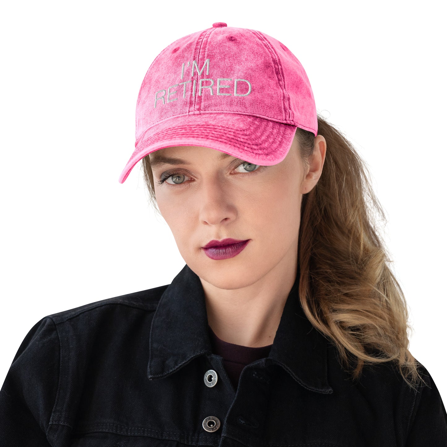 I'm Retired... Washed Cotton Summer Cap