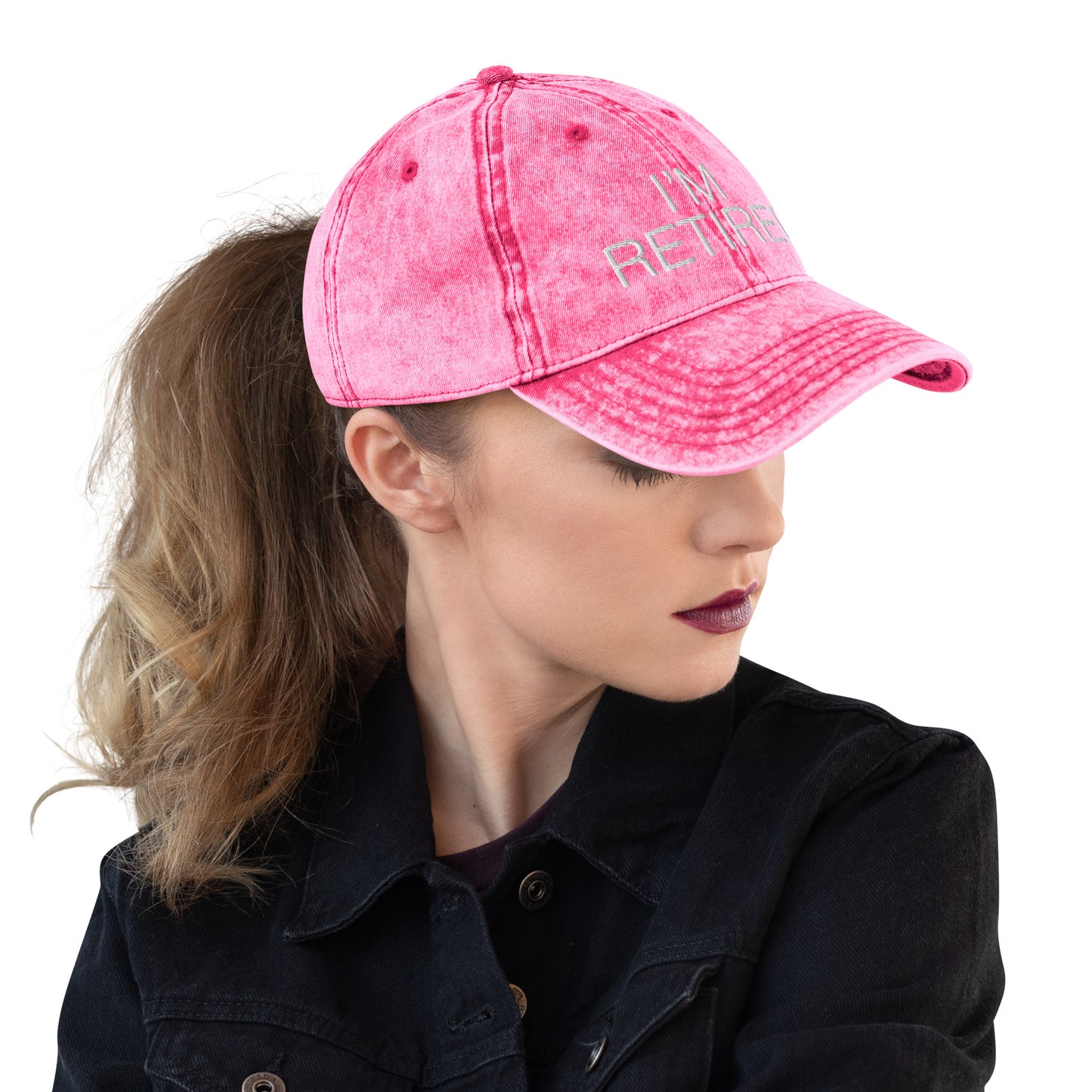 I'm Retired... Washed Cotton Summer Cap