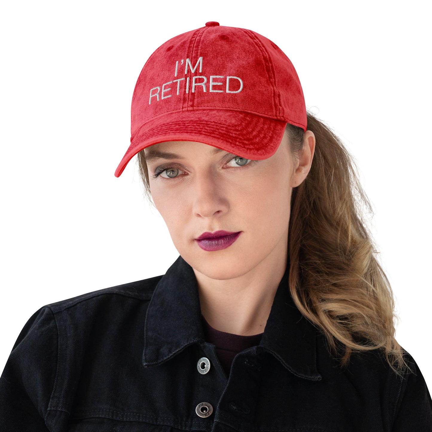 I'm Retired... Washed Cotton Summer Cap