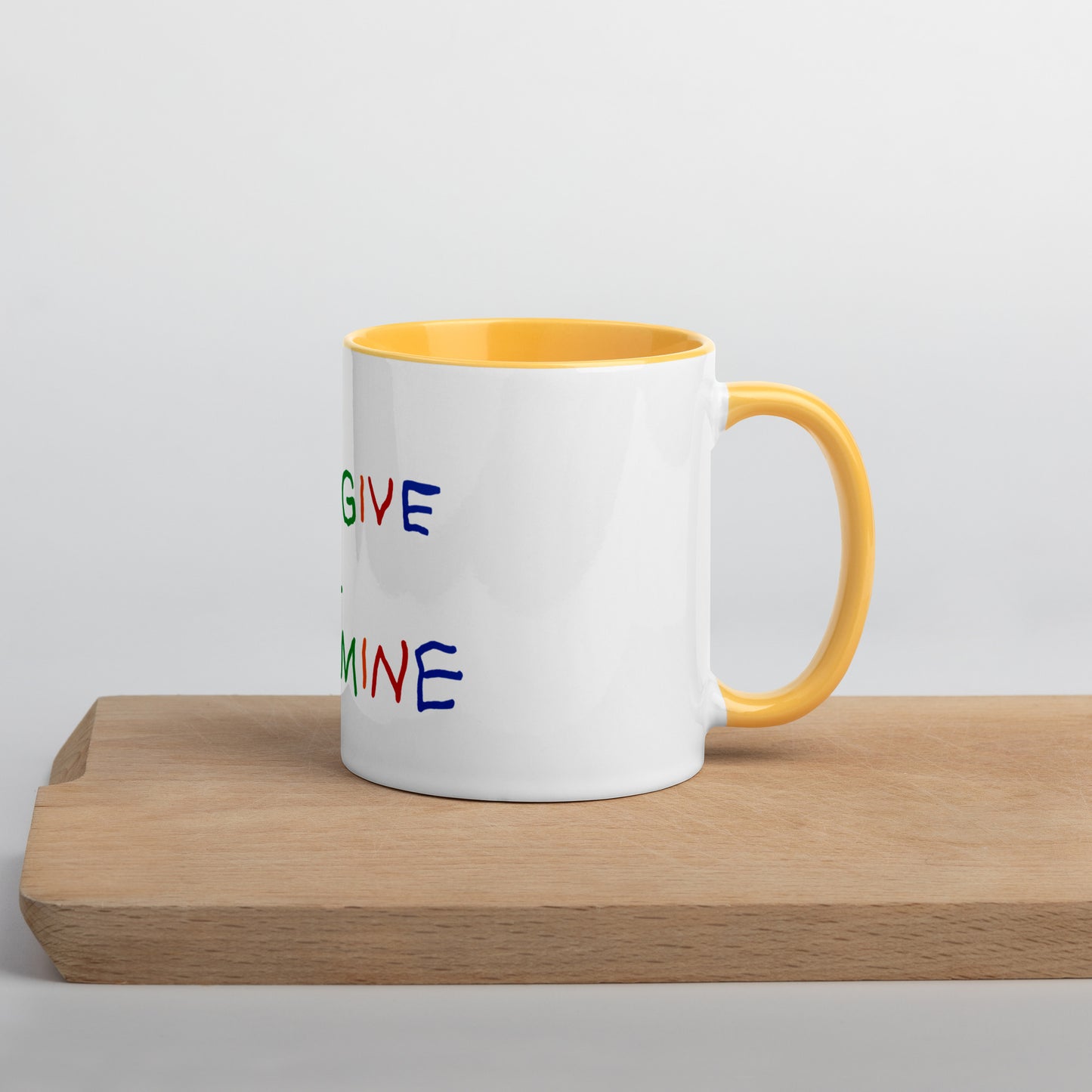 You Give me Dopamine Mug with Color Inside