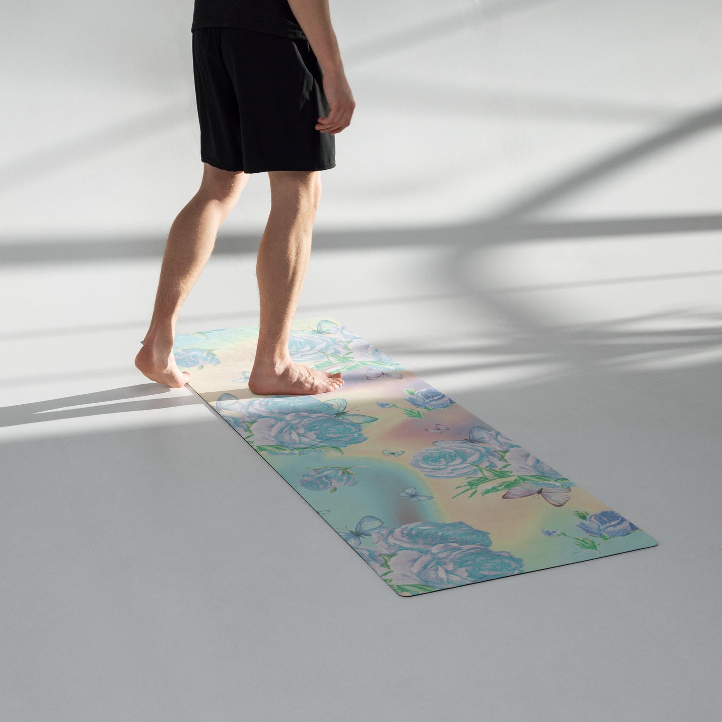 Pastel Rose Yoga mat