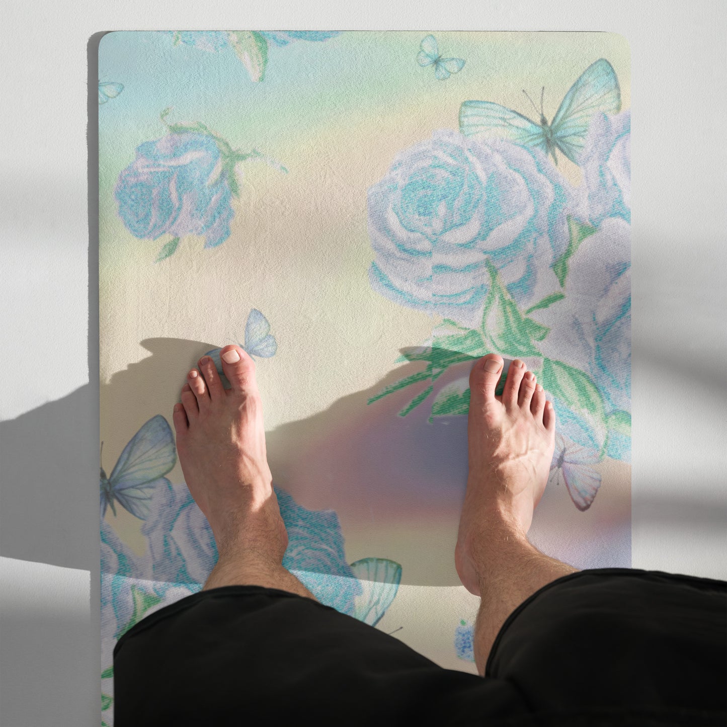 Pastel Rose Yoga mat