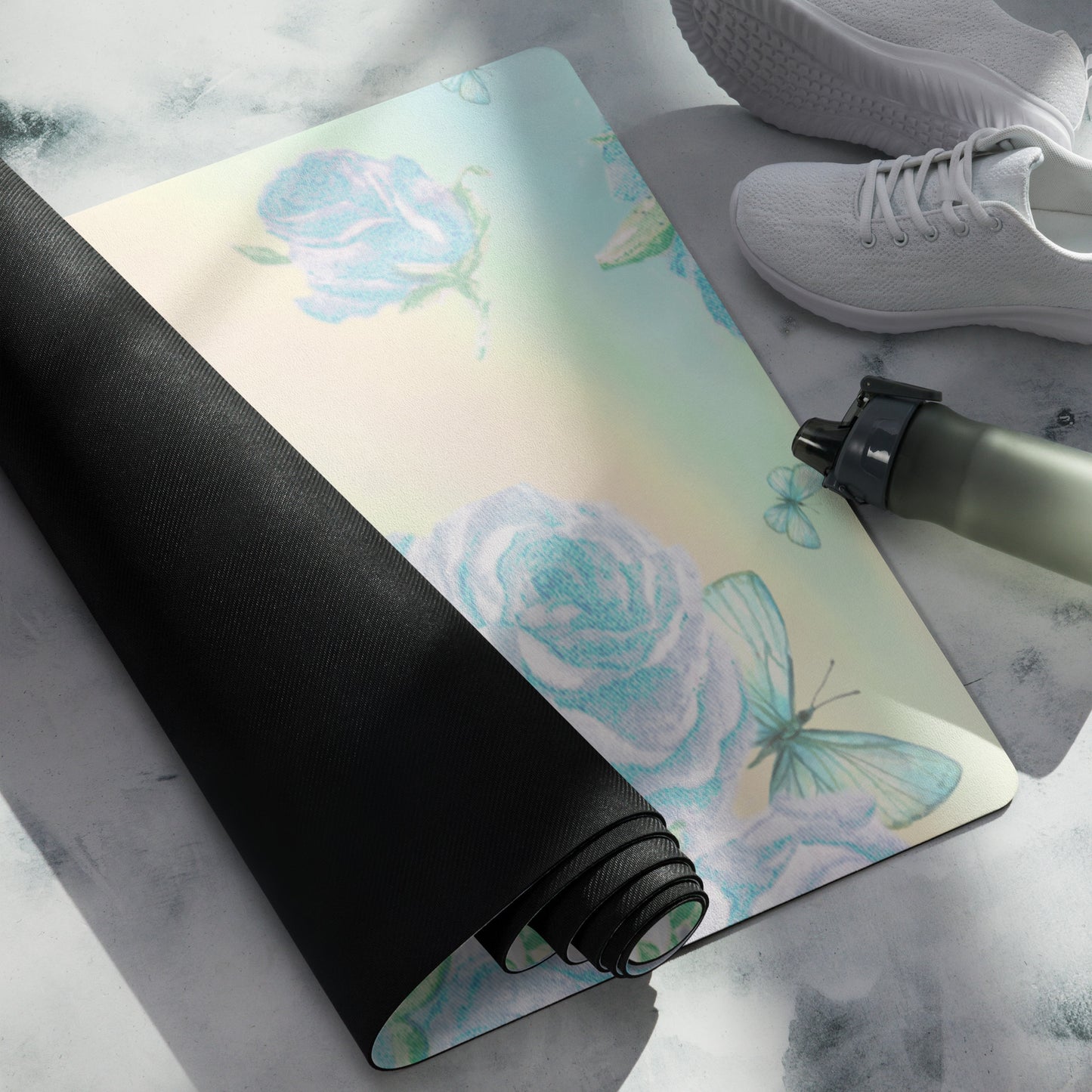Pastel Rose Yoga mat