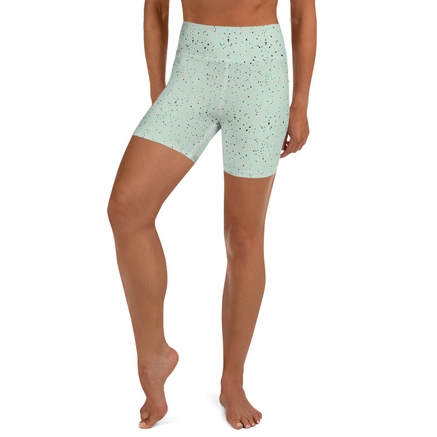 Micro Dot Biker Shorts in Mint